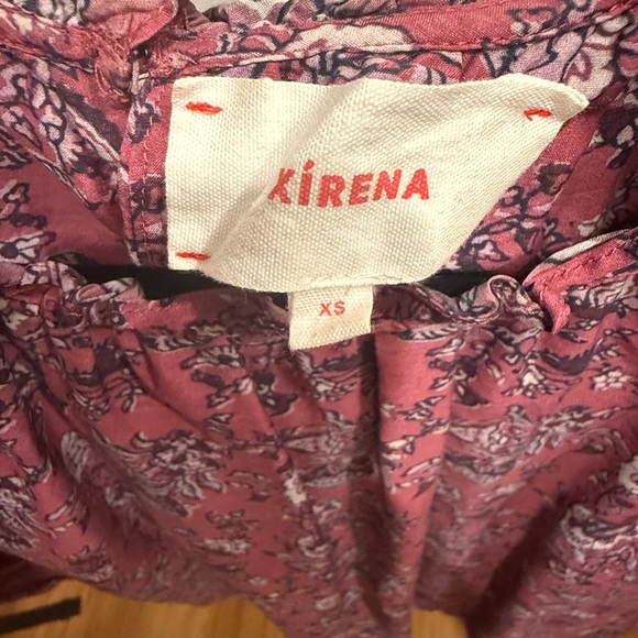 Xirena Lanie block print top in wild rose size XS - Picture 3 of 9
